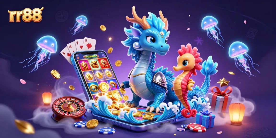 Experience exciting gameplay at rr88 with vibrant slots, dragon avatars, and glowing treasures. Join the fun!