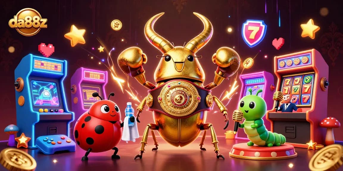 Join the action with da88z as the golden beetle competes in an exciting casino showdown.