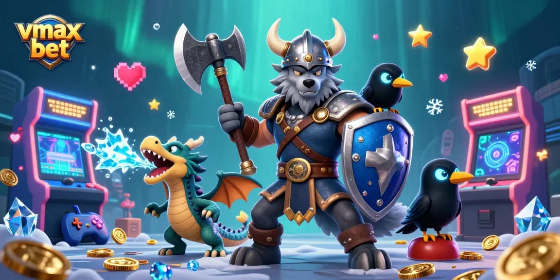 Experience thrilling vmax bet adventures with Viking warriors, dragons, and interactive gaming elements.