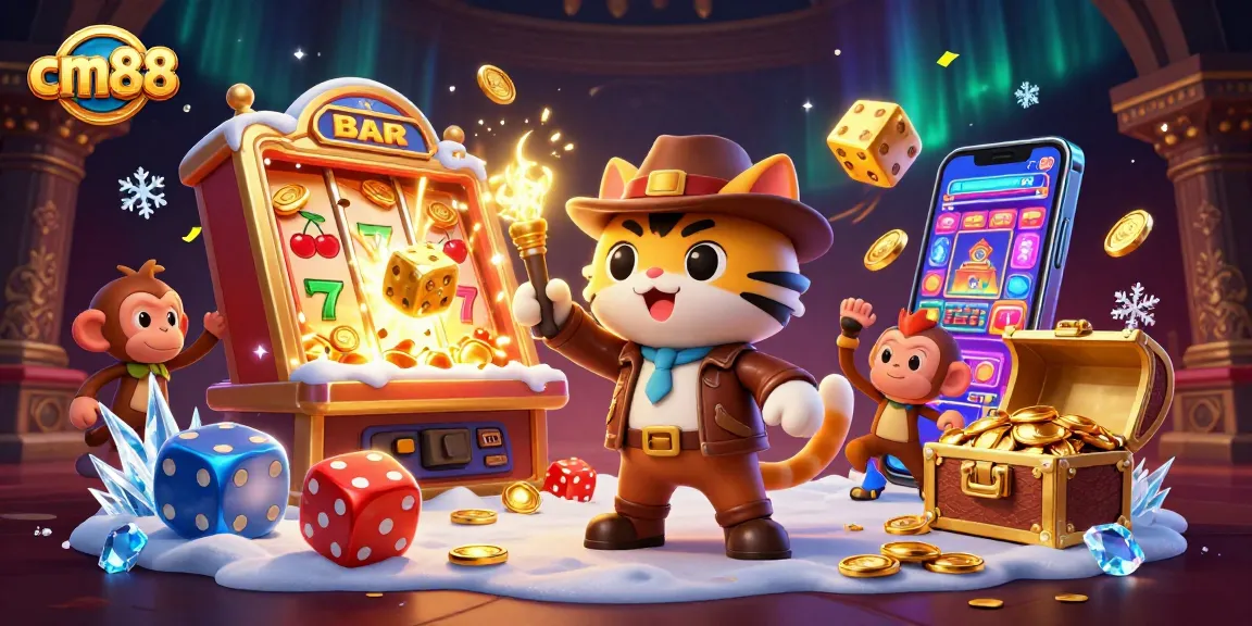 Experience thrilling adventures with cm88 as a cat explorer uncovers casino treasures in a dynamic temple.