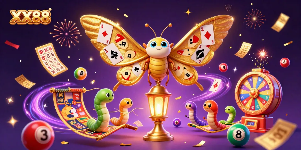 Experience the excitement at XX88 with vibrant lottery elements and casino treasures!