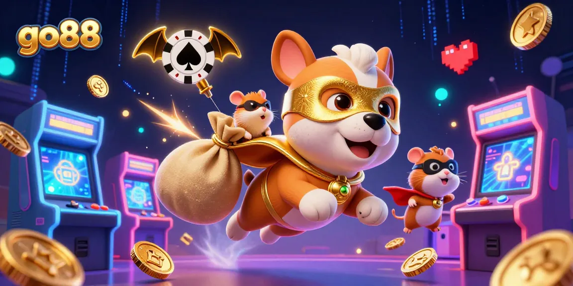Engage in thrilling gaming experiences at go88 with vibrant characters and casino elements.